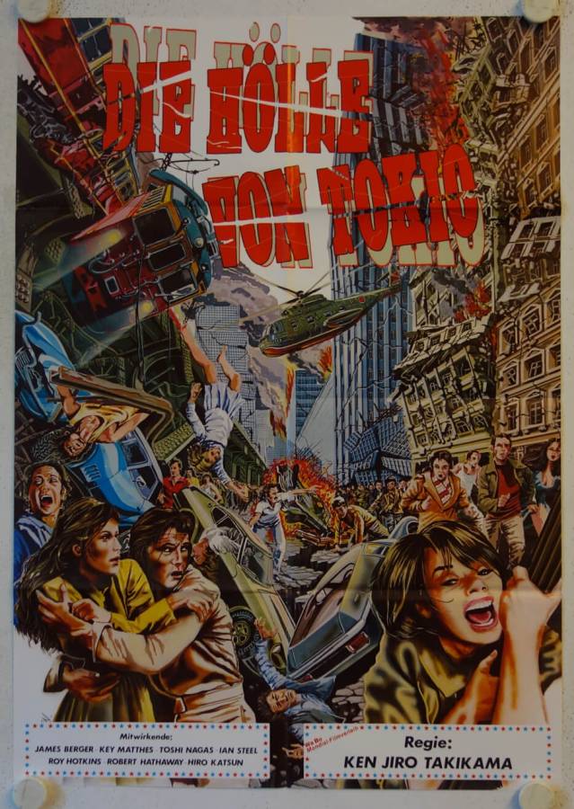 Die Hölle von Tokio originales deutsche Filmplakat